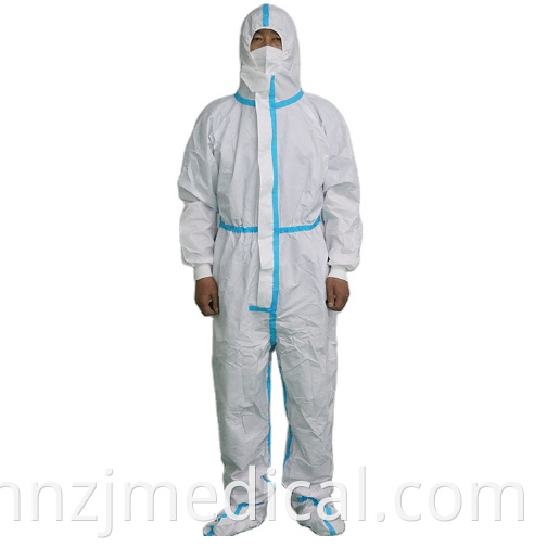 Virus Protective Coverall Clothing